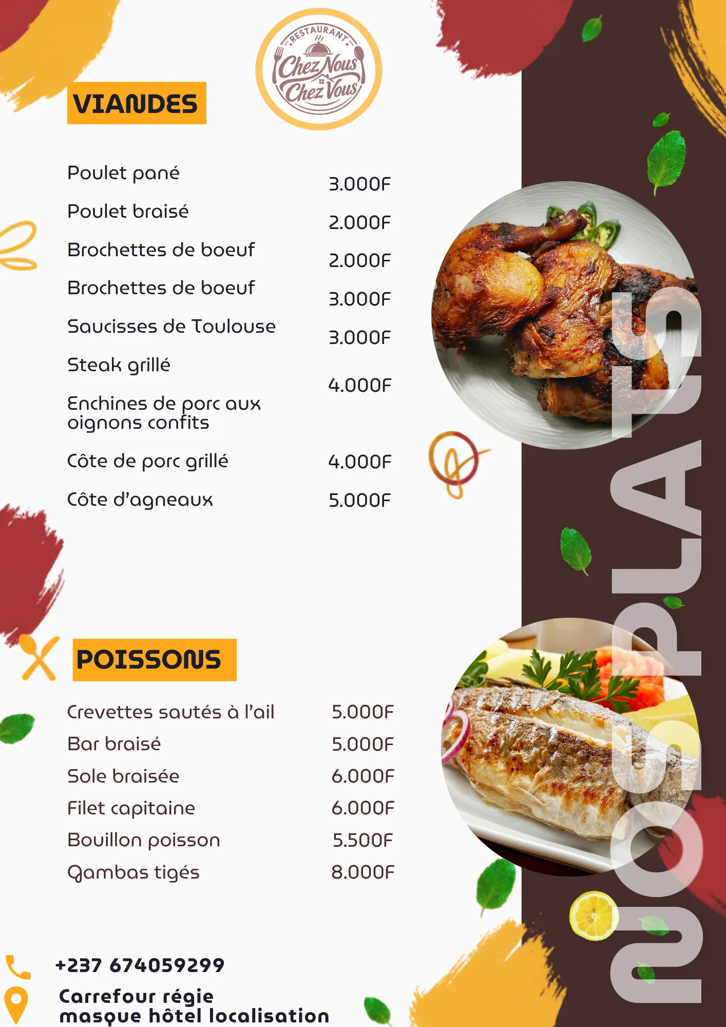 Restaurant Chez Nous Chez Vous